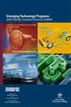 Emerging Technology Programs: ADM, Hybrids, Computer Forensics, & MEMS