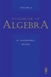 Handbook of Algebra