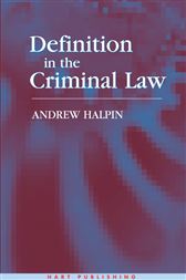 Definition in the Criminal Law