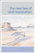 The New Law of Land Registration