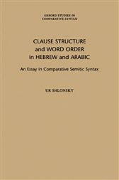 Clause Structure and Word Order in Hebrew and Arabic