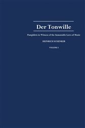 Der Tonwille, Volume I