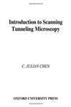 Introduction to Scanning Tunneling Microscopy