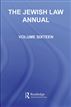 The Jewish Law Annual Volume 16