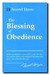 The Blessing of Obedience