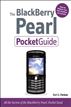 The BlackBerry Pearl Pocket Guide