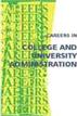 Careers In College And University Administration