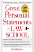 Great Personal Statements for Law School
