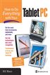 How To Do Everything with Your Tablet PC