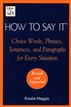 How To Say It