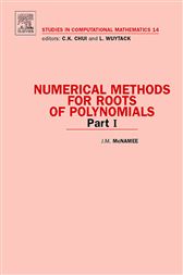 Numerical Methods for Roots of Polynomials