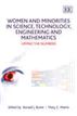 Women and Minorities in Science, Technology, Engineering and Mathematics