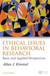Ethical Issues in Behavioral Research