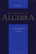 Handbook of Algebra