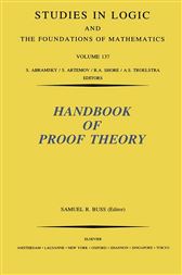 Handbook of Proof Theory
