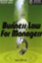 BUSINESS LAW FOR MANAGERS