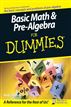 Basic Math and Pre-Algebra For Dummies