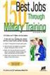150 Best Jobs Through Military Training