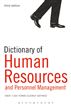 Dictionary of Human Resources and Personnel Management