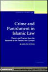 Crime and Punishment in Islamic Law