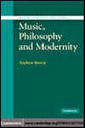 Music, Philosophy, and Modernity