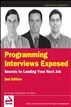 Programming Interviews Exposed