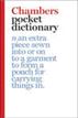 Chambers Pocket Dictionary