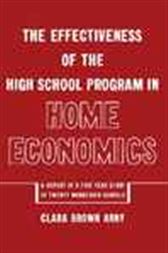 Effectiveness of the High School Progam in Home Economics