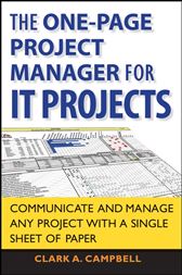 The One Page Project Manager for IT Projects