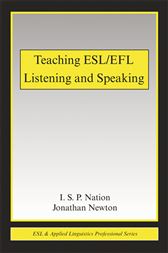 Teaching ESL/EFL Listening and Speaking