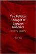 The Political Thought of Jacques Ranciere