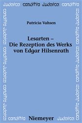 Lesarten - Die Rezeption des Werks von Edgar Hilsenrath
