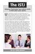 Personality Type ISTJ Career Booklet