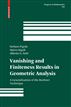 Vanishing and Finiteness Results in Geometric Analysis