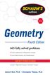 Schaum's Outline of Geometry, 4ed