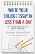 Write Your College Essay in Less Than a Day