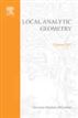 Local analytic geometry