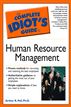 The Complete Idiot's Guide to Human Resource Management