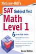 McGraw-Hill's SAT Subject Test: Math Level 1, 2/E