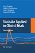 Statistics Applied to Clinical Trials