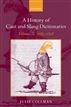 A History of Cant and Slang Dictionaries, 2