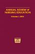 Annual Review of Nursing Education, 1 (2003)