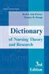 Dictionary of Nursing Theory and Research