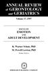 Annual Review of Gerontology and Geriatrics, 17 (1997)