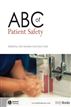 ABC of Patient Safety