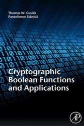 Cryptographic  Boolean  Functions and Applications