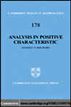 Analysis in Positive Characteristic
