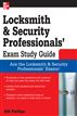 Locksmith and Security Professionals' Exam Study Guide
