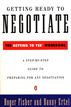 Getting Ready to Negotiate