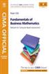 Fundamentals of Business Maths